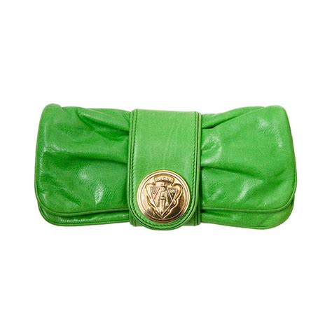 gucci green clutch|Gucci clutch used.